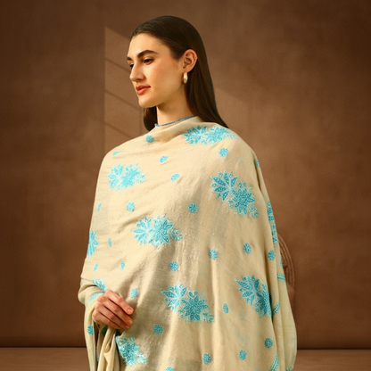 Pashmina Hand Embroidery Sozni Shawl