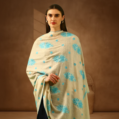 Pashmina Hand Embroidery Sozni Shawl