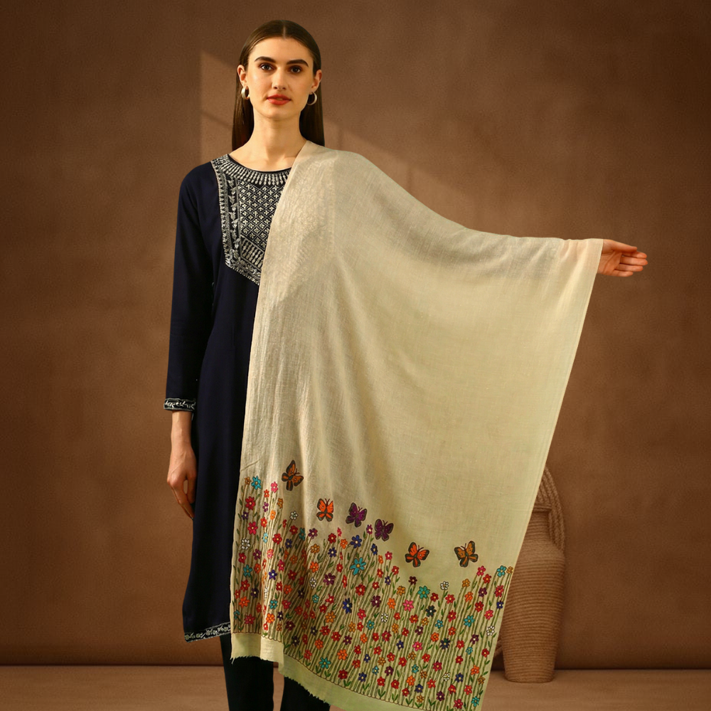 Pashmina Kalamkari Stole
