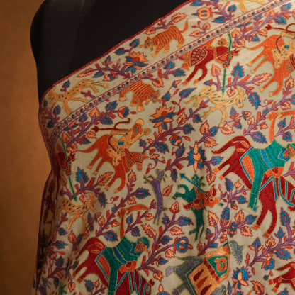 Pashmina Sui Jama (Figural)