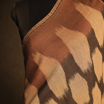 Ikkat Pattern Reversible Stole
