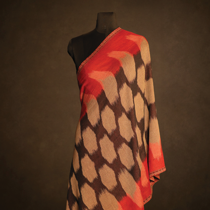 Ikkat Pattern Reversible Stole