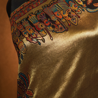 Moonlight Darbar Border Shawl