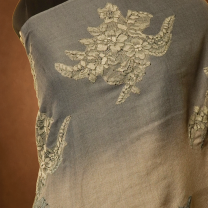 Valentino Lace Fine Wool Stole