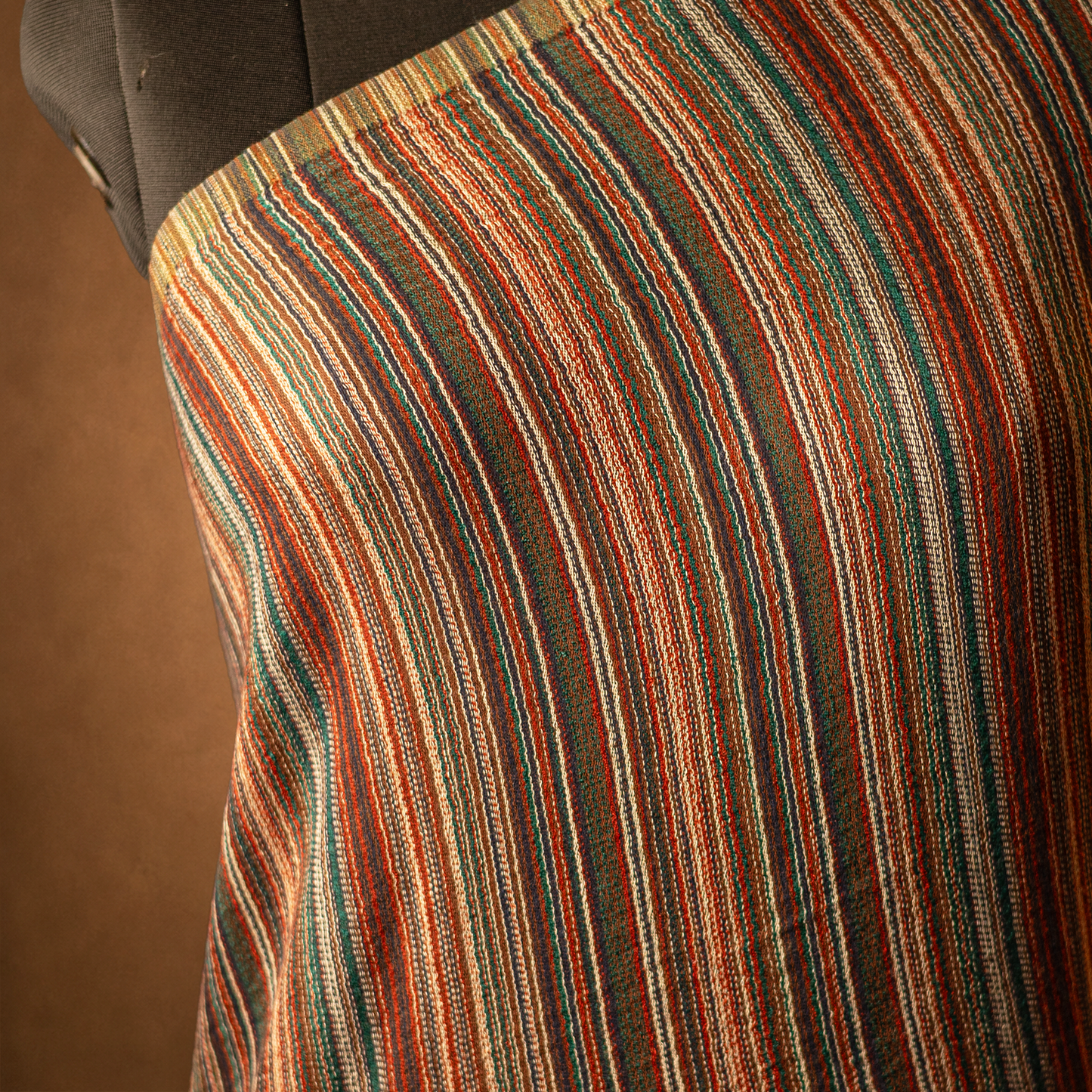 Mens Shawl - Multicolour Stripe