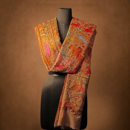 Pashmina Mens Shawl - Shikargah