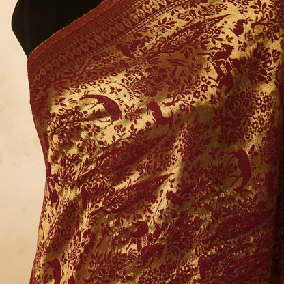 Moonlight Reversible Stole - Garnet Grove
