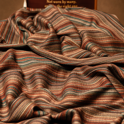 Mens Shawl - Multicolour Stripe