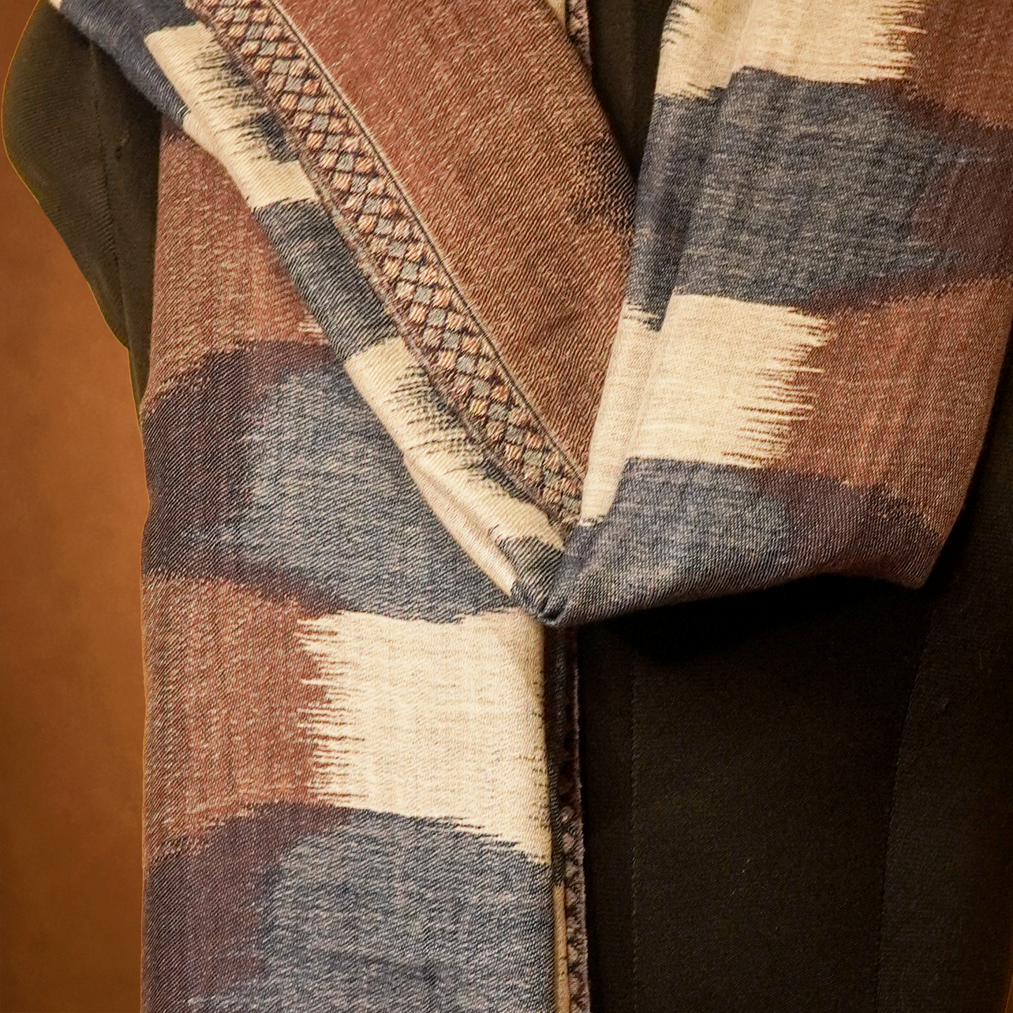 Ikkat Reversible Stole