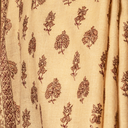 Pashmina Sozni Gents Butidar Shawl